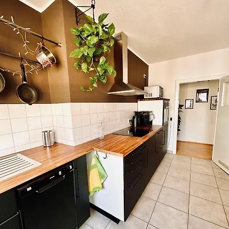 Stadtmitte, 2 Kingsize-betten, Kaffe-flat, Bis Zu 4 Personen, Balkon Apartment